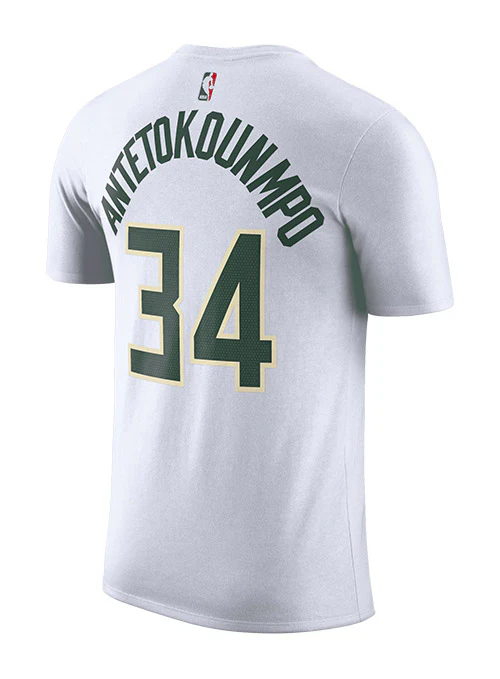 Nike 2022 Association Edition Giannis Antetokounmpo Milwaukee Bucks T-Shirt