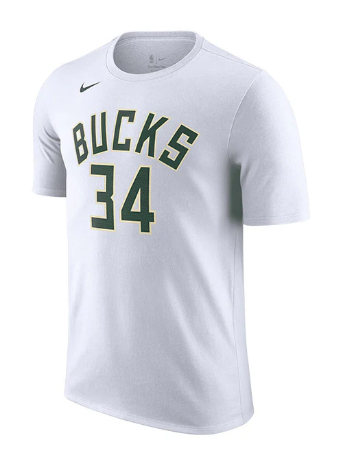 Nike 2022 Association Edition Giannis Antetokounmpo Milwaukee Bucks T-Shirt - Image 2
